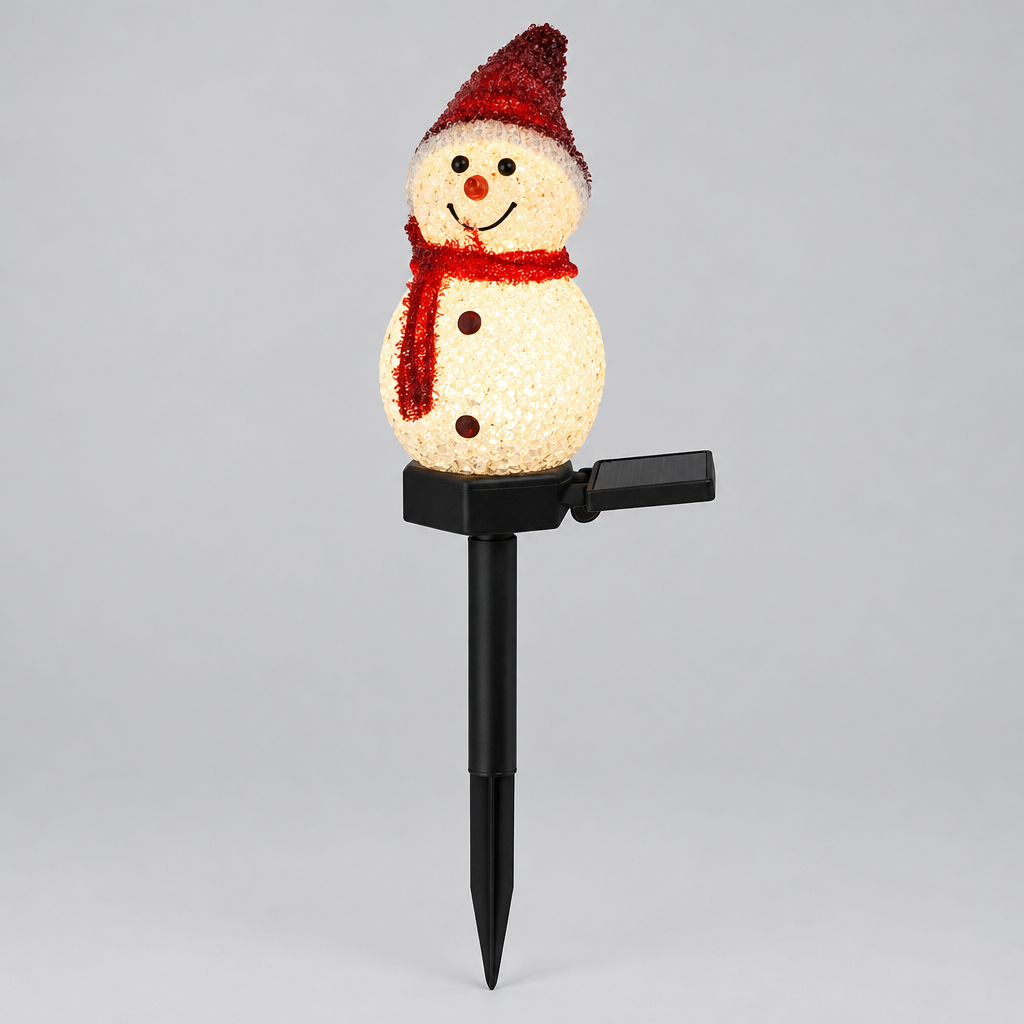 Snowman Solar Garden Lights, Set of 2 product photo