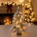 Snowy LED Mini Christmas Tree, view 1