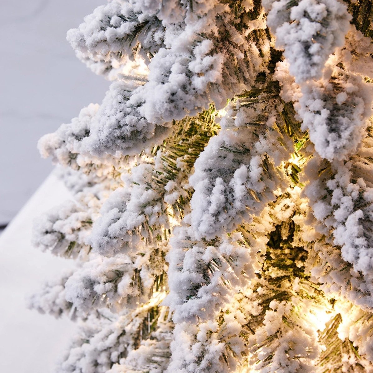 Snowy LED Mini Christmas Tree, view 5