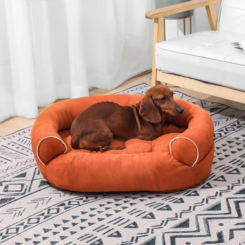 Sofa Dog Bed with Bolster Back, view 12