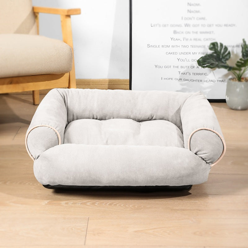 Sofa Dog Bed with Bolster Back, view 4