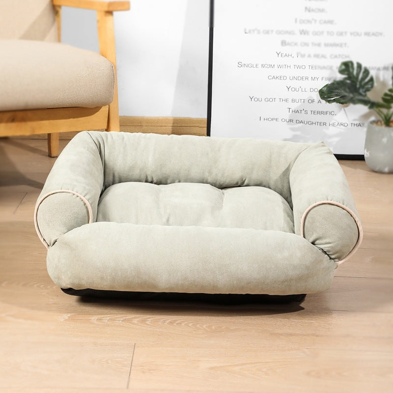 Sofa Dog Bed with Bolster Back, view 6
