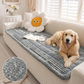 Flannel Couch Cover in grey