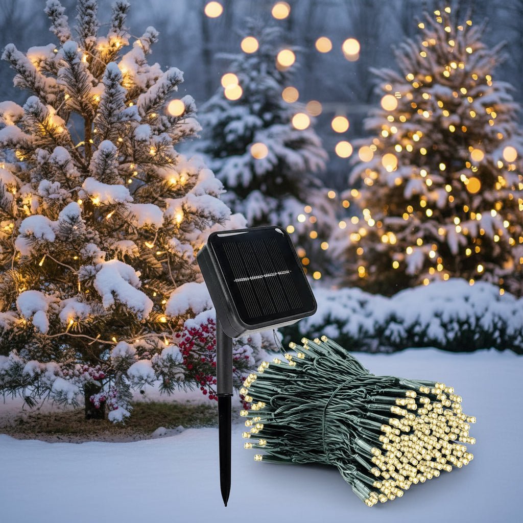Solar LED String Lights, Warm White