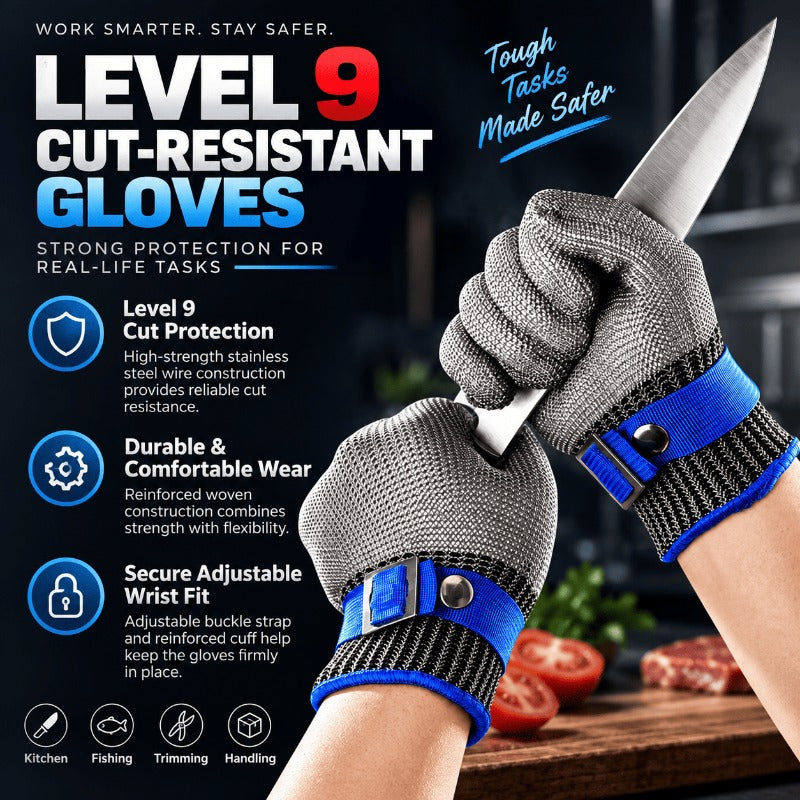 Stainless Steel Cut-Resistant Glove, view 1