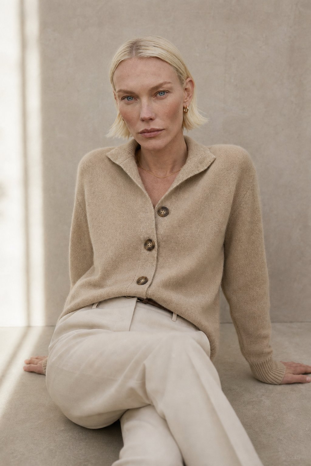 Statement Button Knit Cardigan, view 4