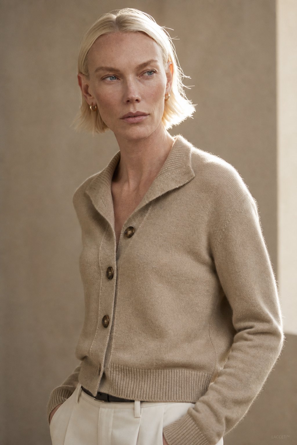 Statement Button Knit Cardigan, view 6