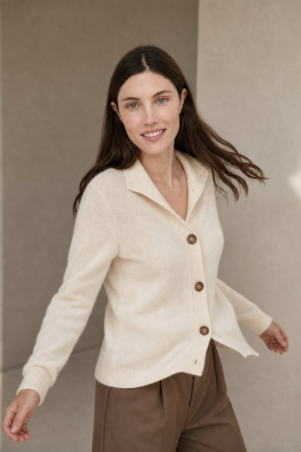 Statement Button Knit Cardigan, view 8