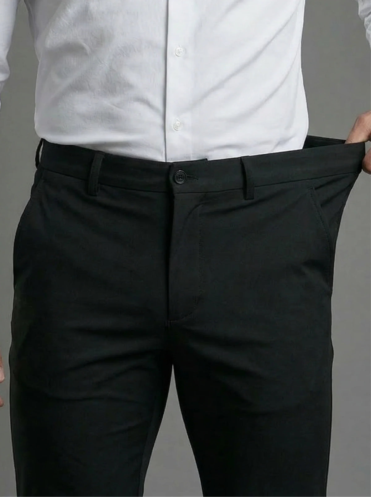 Stretch Knit Pleated Trousers, view 2