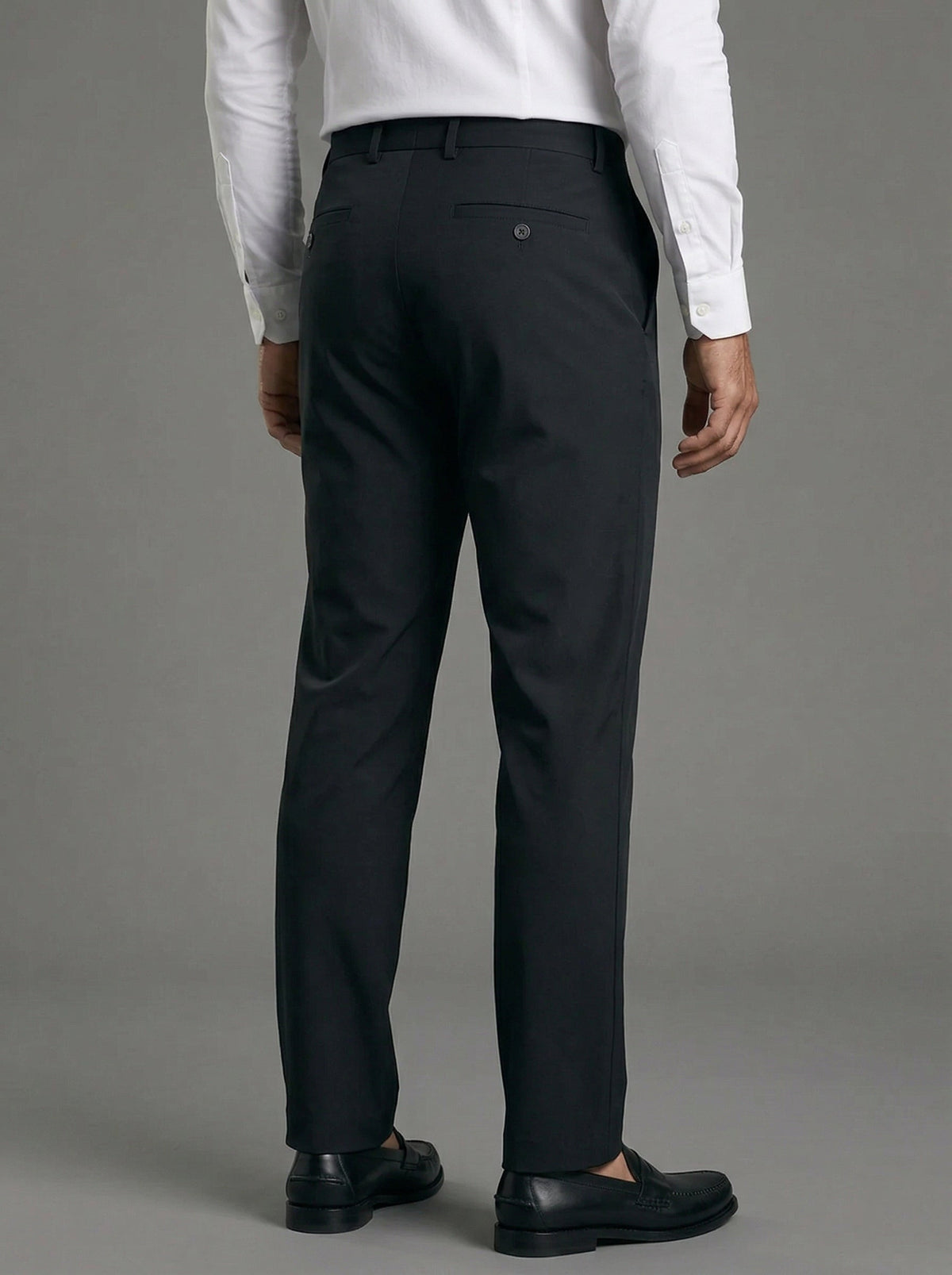 Stretch Knit Pleated Trousers, view 4