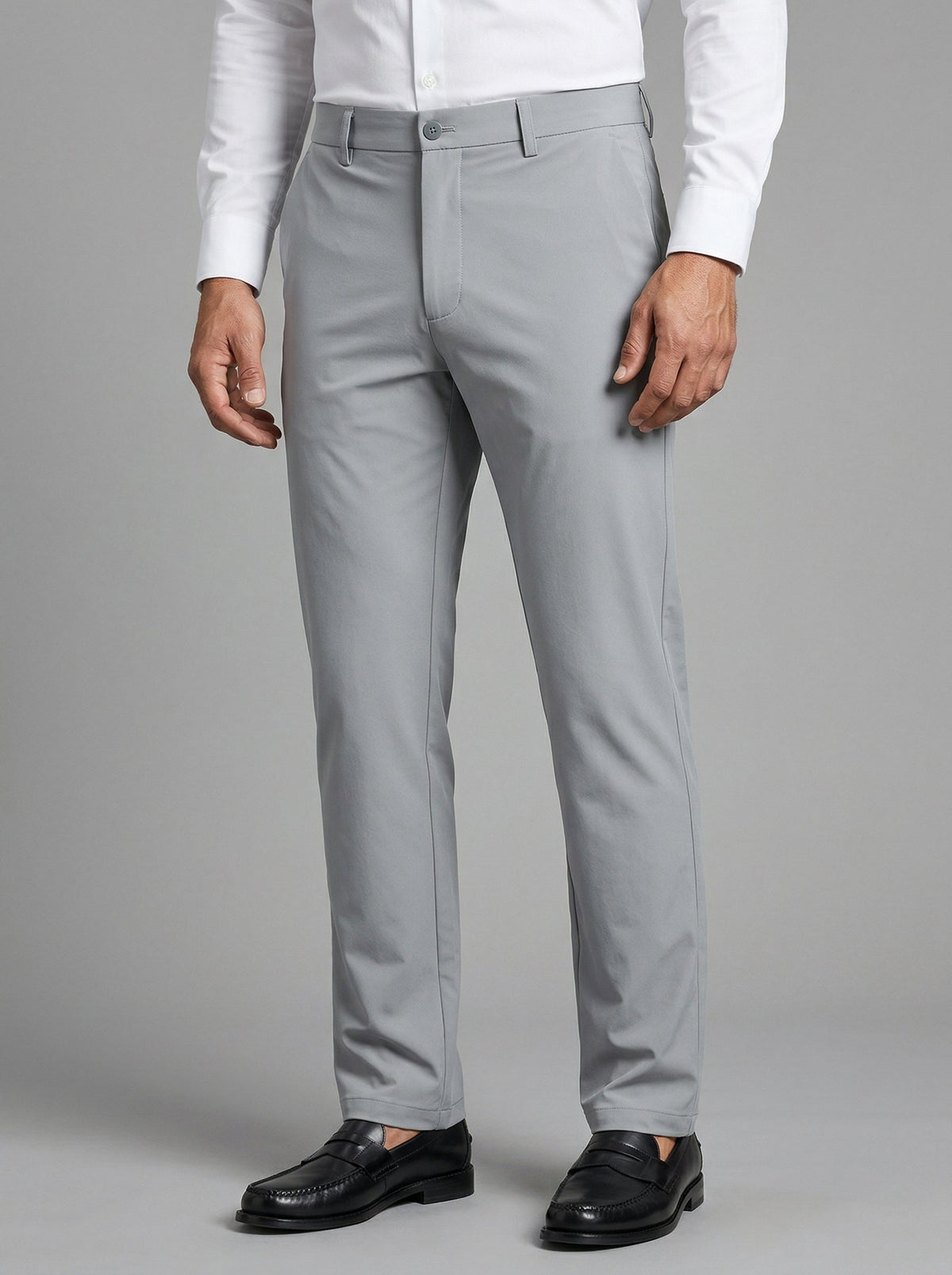 Stretch Knit Pleated Trousers, view 5