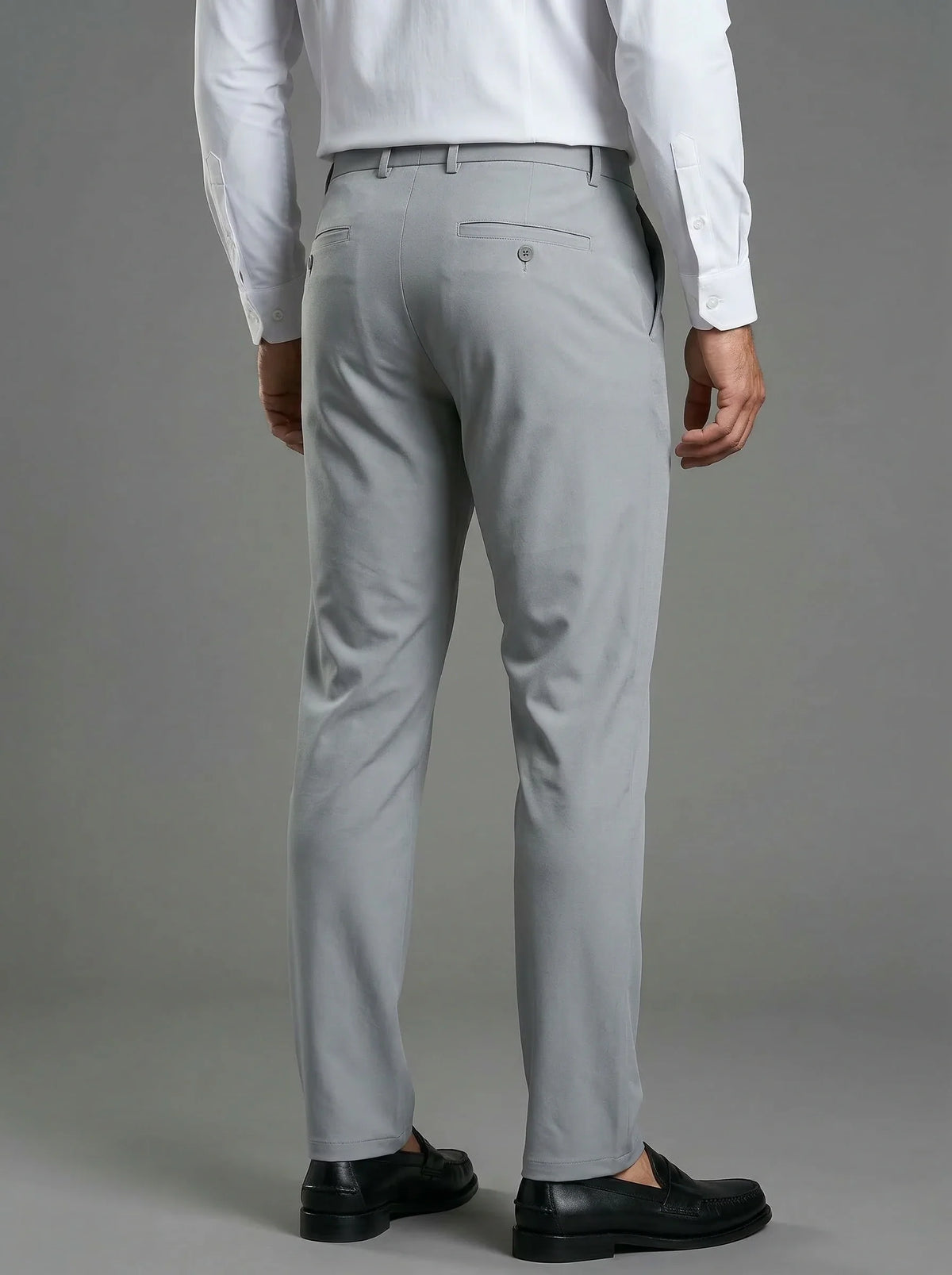 Stretch Knit Pleated Trousers, view 6
