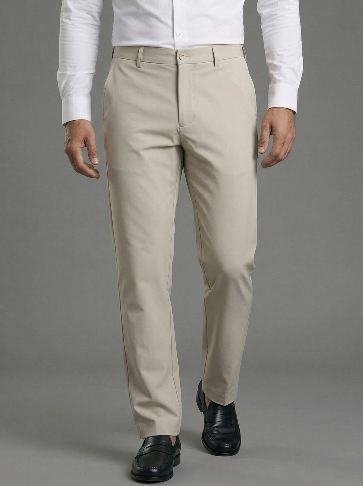Stretch Knit Pleated Trousers, view 8