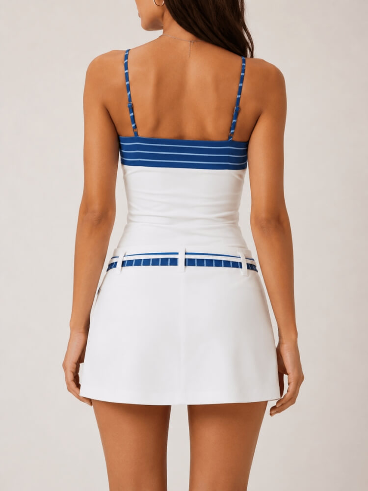 Striped Top and Skort Set, extra view 1