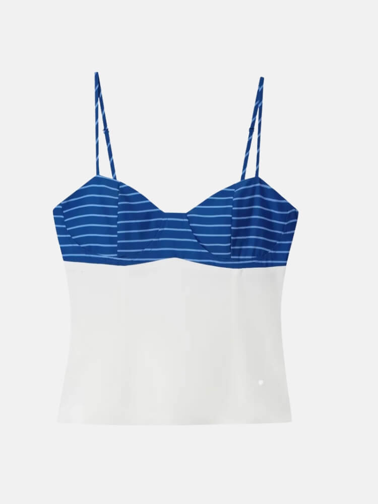 Striped Top and Skort Set in top