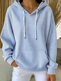 Striped Drawstring Hoodie, view 1