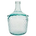Teal Glass Demijohn Vase, view 4