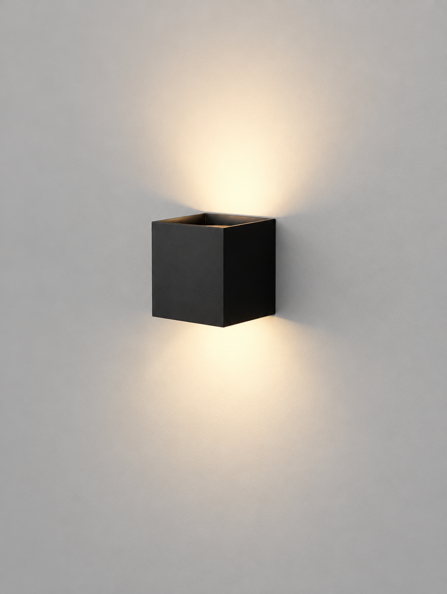 Up Down Cube Wall Light product photo