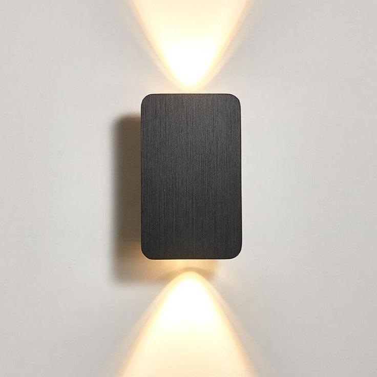 Up and Down Wall Sconce in black