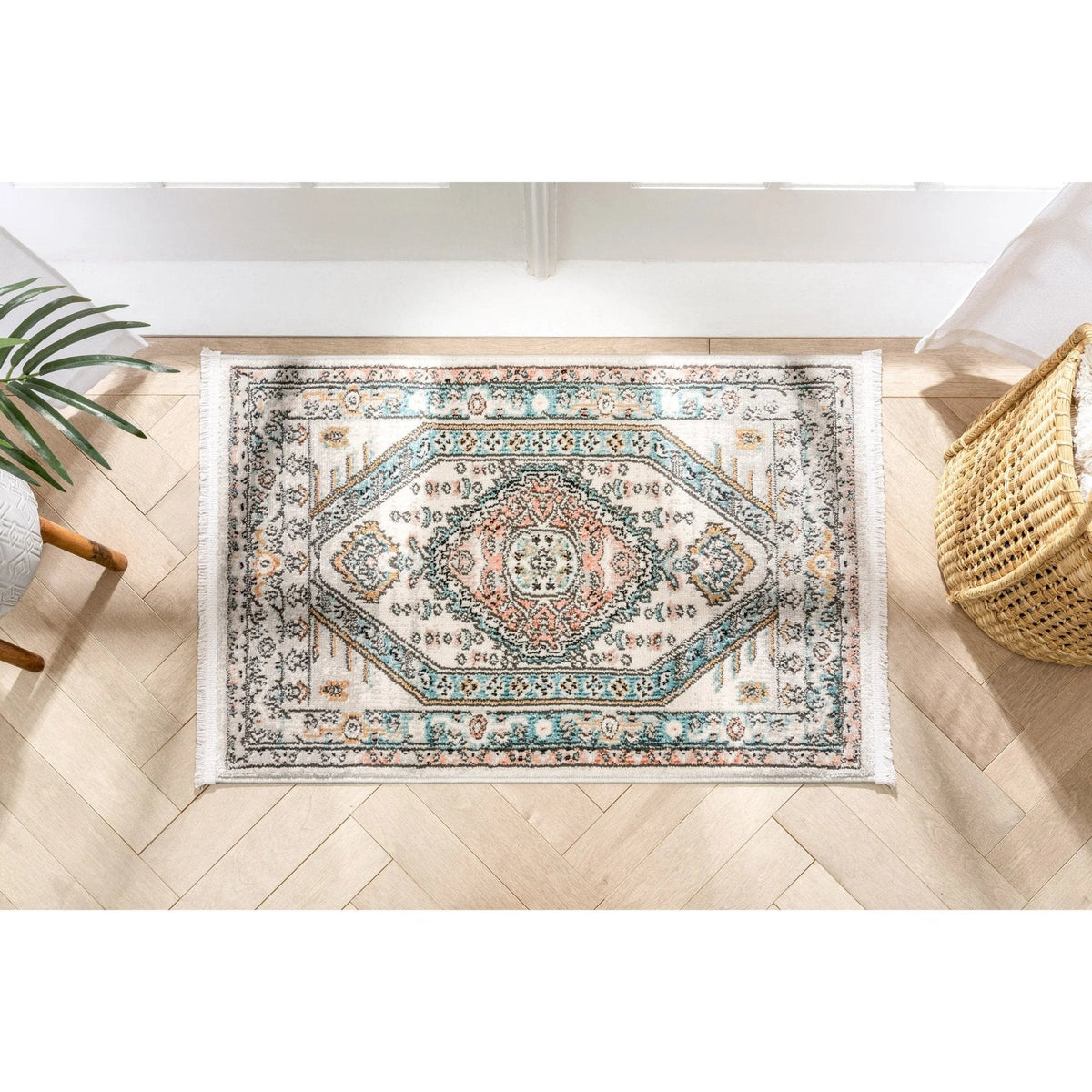 Vintage Boho Medallion Rug, view 5