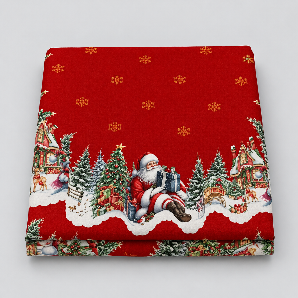 Vintage Christmas Tablecloth product photo