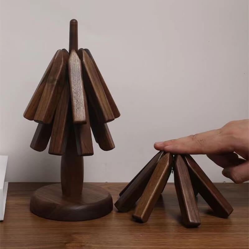 Walnut Tree Trivet Set, view 6