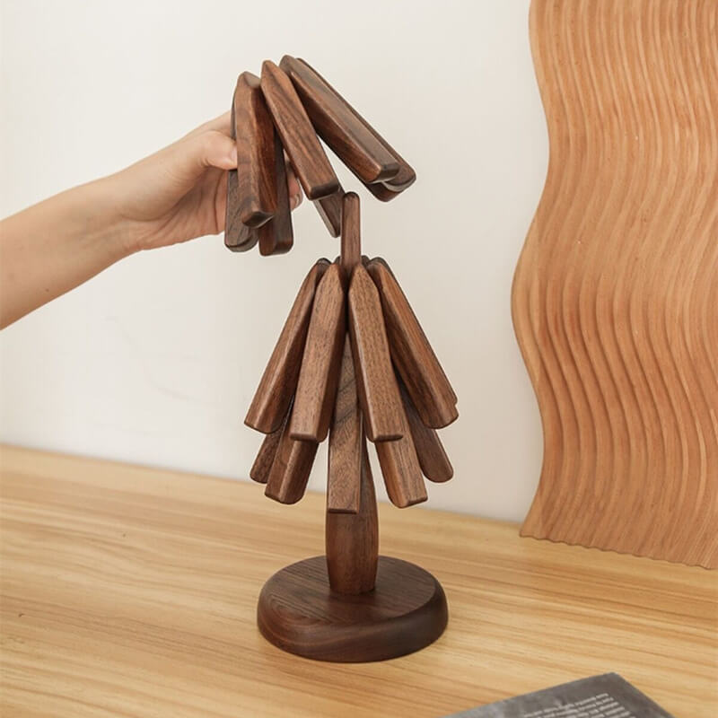 Walnut Tree Trivet Set, view 9