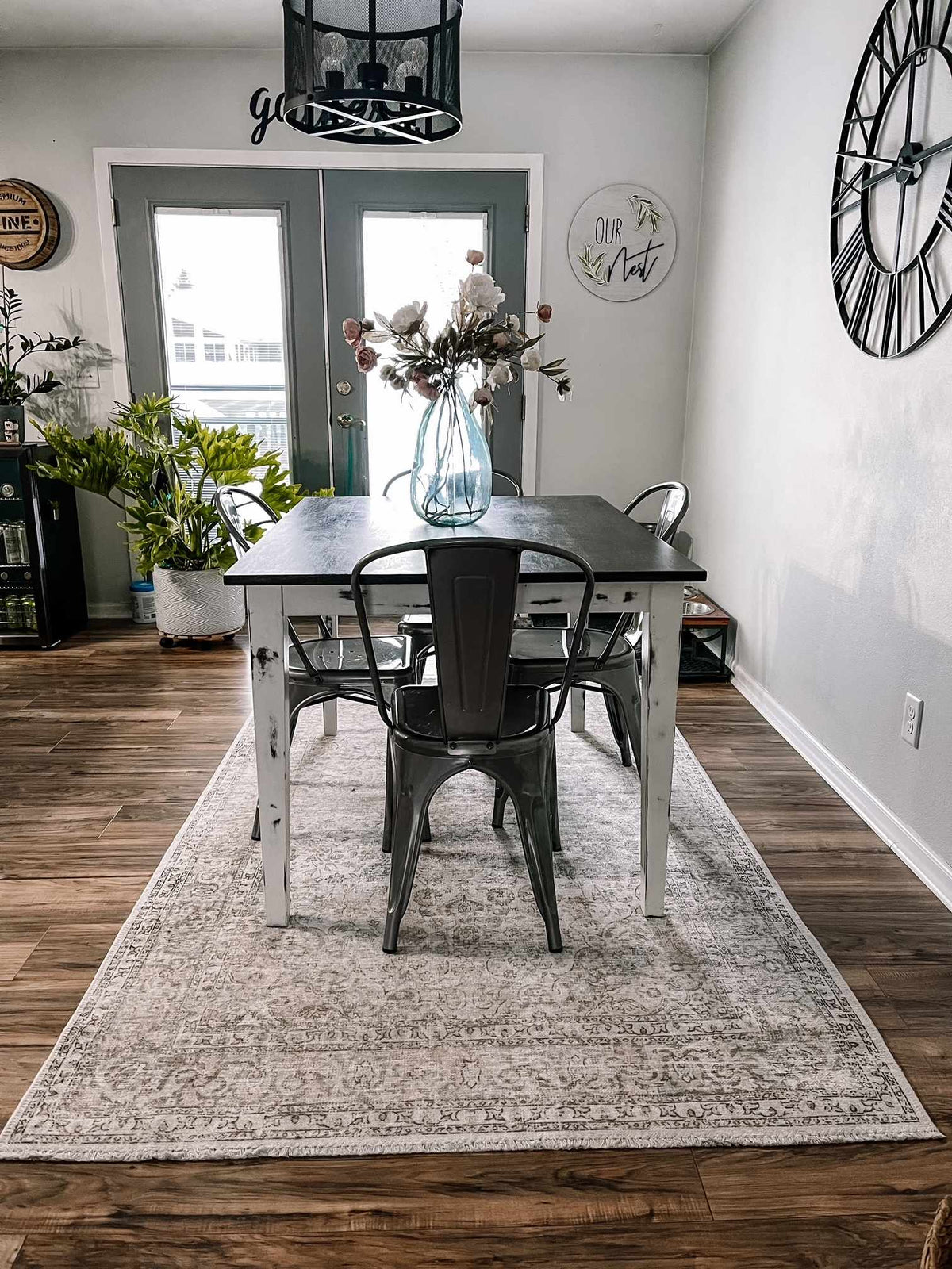 Washable Cream Medallion Rug, view 3