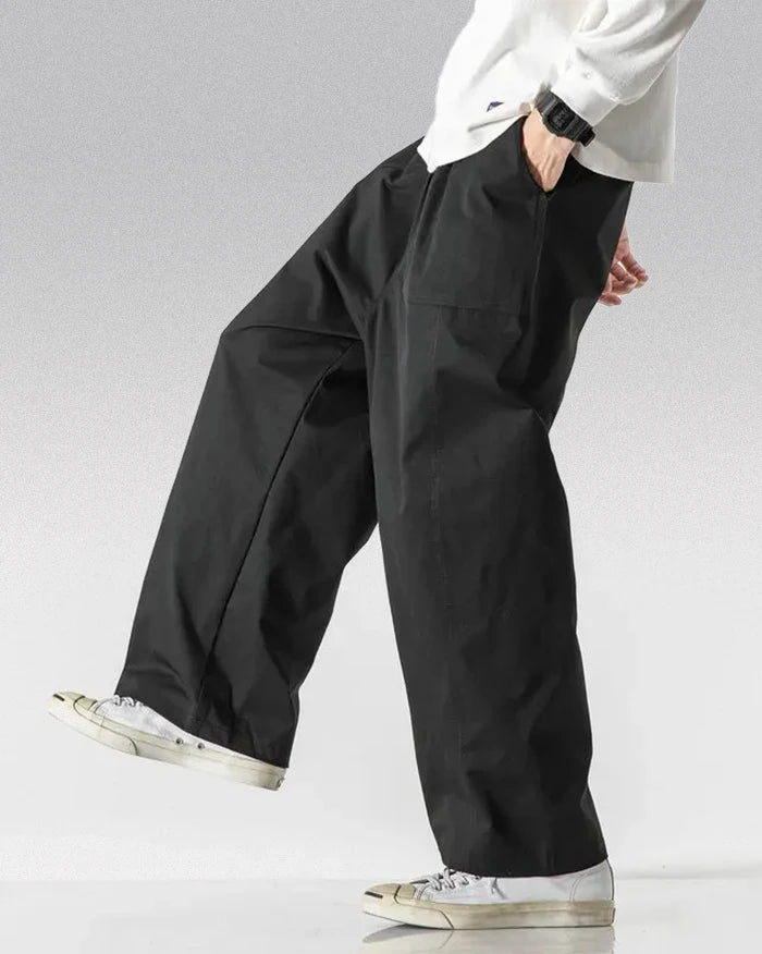 Wide Leg Hakama Pants, view 2