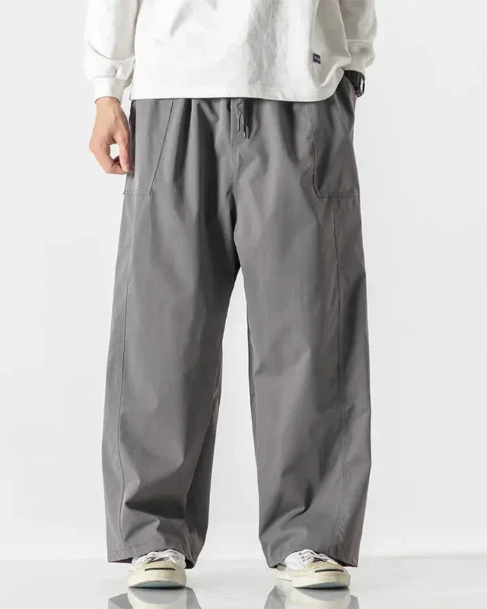 Wide Leg Hakama Pants, view 3