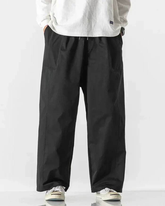 Wide Leg Hakama Pants, view 5