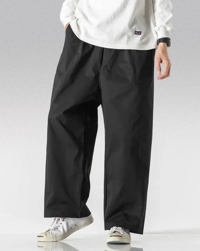 Wide Leg Hakama Pants, view 6