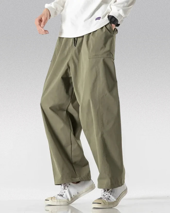 Wide Leg Hakama Pants, view 8