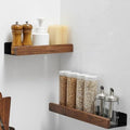 Wood Bathroom Wall Shelf, view 1