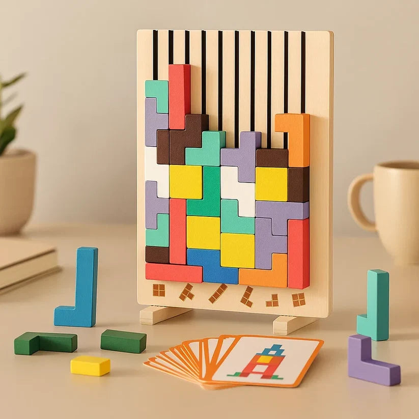 Wooden Block Puzzle Board